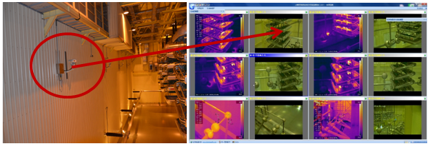 pms320雙視監(jiān)控紅外熱像儀閥廳應(yīng)用